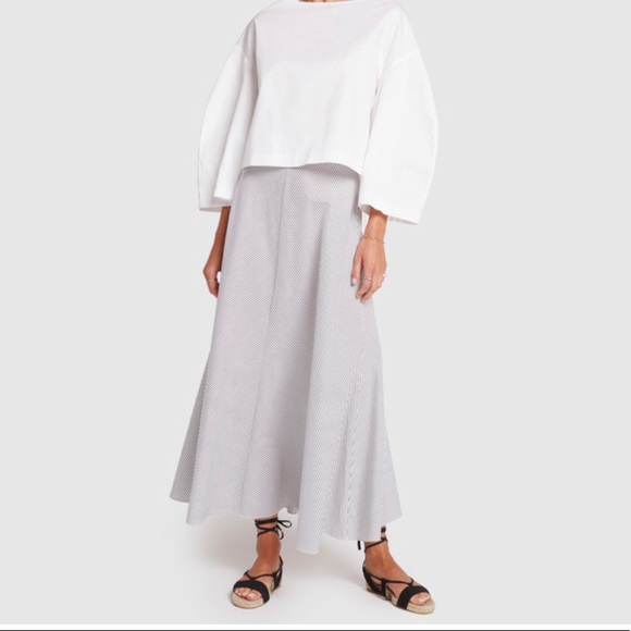 Rosie Assouline for Goop Stripe Skirt Size 2 - Picture 4 of 7